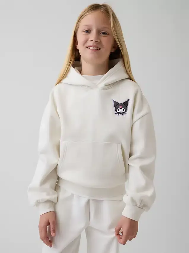 Felpa con cappuccio Vintagesoft dal taglio ampio per bambini