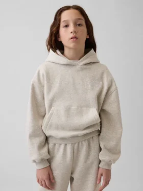 Felpa con cappuccio Vintagesoft dal taglio ampio per bambini