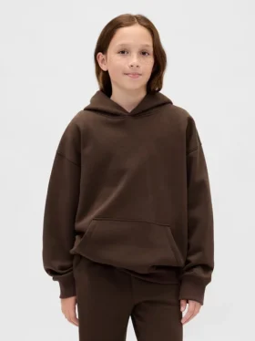 Felpa con cappuccio Vintagesoft dal taglio ampio per bambini