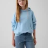 Felpa con cappuccio Vintagesoft dal taglio ampio per bambini