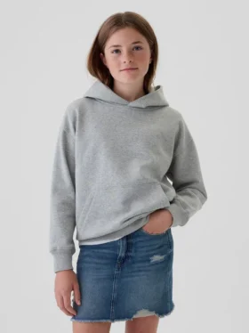 Felpa con cappuccio Vintagesoft dal taglio ampio per bambini