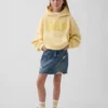Felpa con cappuccio Vintagesoft dal taglio ampio per bambini