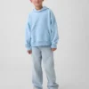 Felpa con cappuccio Vintagesoft dal taglio ampio per bambini