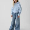 Felpa con cappuccio Vintagesoft dal taglio ampio per bambini