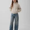 Felpa con cappuccio Vintagesoft dal taglio ampio per bambini