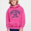 Felpa con cappuccio Vintagesoft NYC Times Square per bambini
