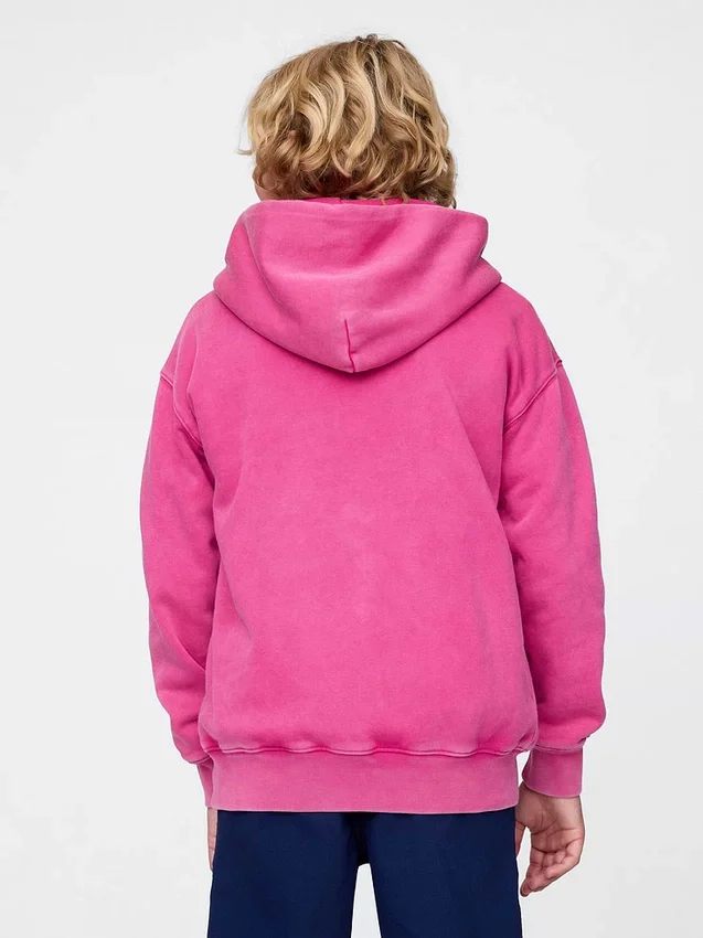 Felpa con cappuccio Vintagesoft NYC Times Square per bambini