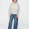 Felpa con cappuccio Vintagesoft NYC Times Square per bambini
