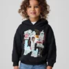 Felpa con cappuccio Vintagesoft per bambini Jean-Michel Basquiat