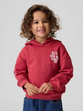 Felpa con cappuccio Vintagesoft per bambini Keith Haring