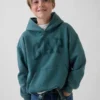 Felpa con cappuccio Vintagesoft Relaxed per bambini con logo