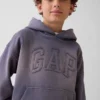 Felpa con cappuccio Vintagesoft Relaxed per bambini con logo