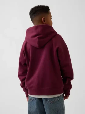 Felpa con cappuccio Vintagesoft Relaxed per bambini con logo