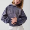 Felpa con cappuccio Vintagesoft Relaxed per bambini con logo