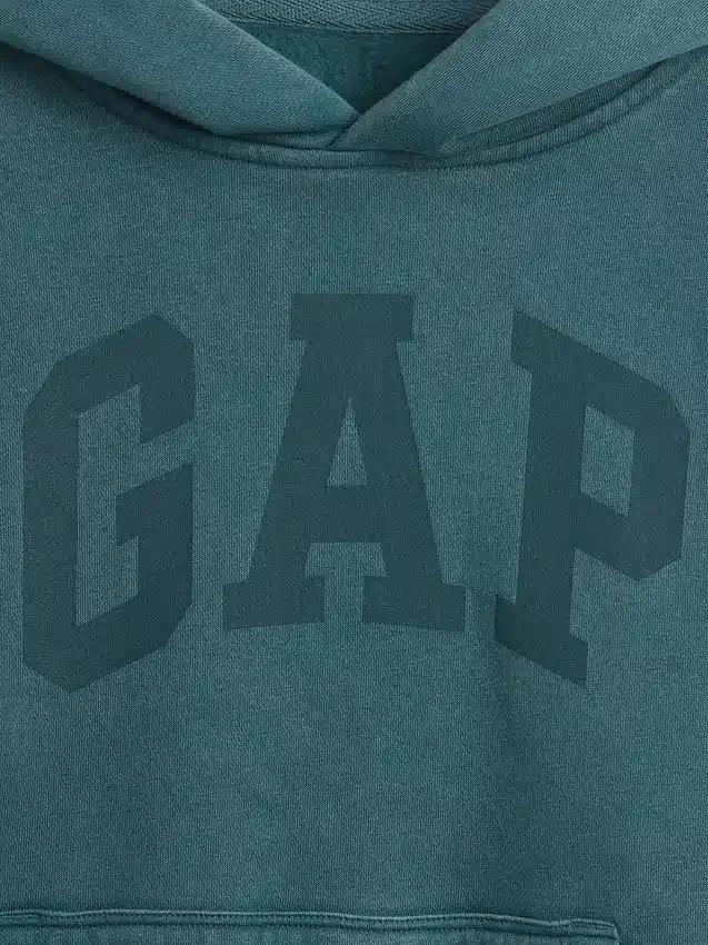 Felpa con cappuccio Vintagesoft Relaxed per bambini con logo