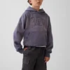 Felpa con cappuccio Vintagesoft Relaxed per bambini con logo
