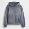 Felpa con cappuccio Vintagesoft Relaxed per bambini con logo