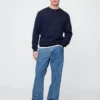 Felpa con collo rotondo Vintagesoft per adulti