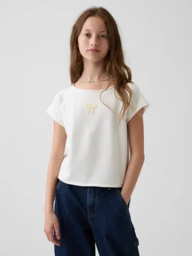 Felpa con maniche raglan in felpa Vintagesoft per bambini