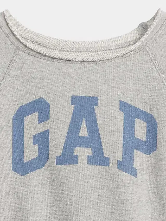 Felpa con maniche raglan in felpa Vintagesoft per bambini