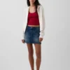 Felpa corta con cappuccio e zip CashSoft
