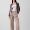 Felpa corta con cappuccio e zip CashSoft