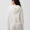 Felpa corta con cappuccio e zip CashSoft