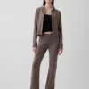 Felpa corta con cappuccio e zip CashSoft