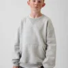 Felpa da bambino Vintagesoft dal taglio comodo con collo rotondo e tasca