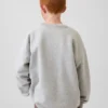 Felpa da bambino Vintagesoft dal taglio comodo con collo rotondo e tasca