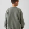Felpa da bambino Vintagesoft dal taglio comodo con collo rotondo e tasca