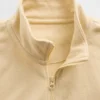 Felpa da bambino Vintagesoft in spugna, vestibilità comoda, con mezza zip