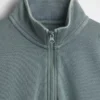 Felpa da bambino Vintagesoft in spugna, vestibilità comoda, con mezza zip