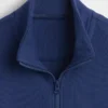 Felpa da bambino Vintagesoft in spugna, vestibilità comoda, con mezza zip