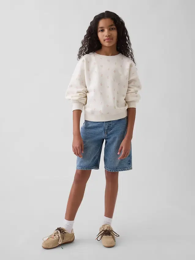 Felpa da bambino Vintagesoft Wedge a girocollo