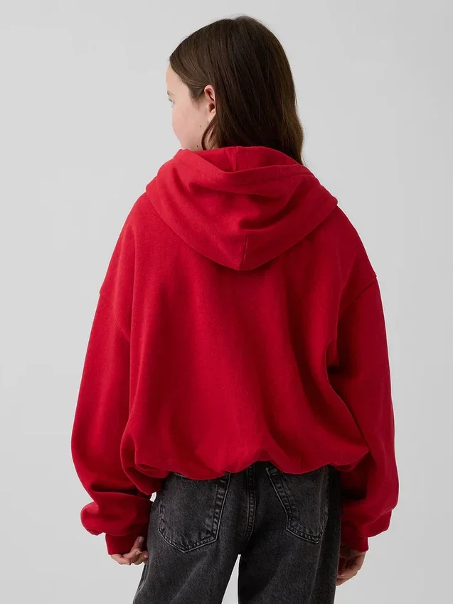 Felpa oversize con cappuccio Vintagesoft per bambini