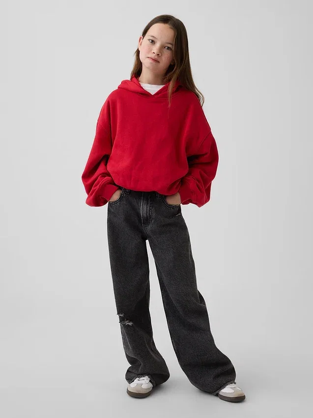 Felpa oversize con cappuccio Vintagesoft per bambini