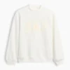 Felpa oversize con collo alto e logo Vintagesoft per bambini