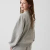 Felpa oversize con collo alto e logo Vintagesoft per bambini