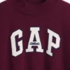Felpa oversize con collo alto e logo Vintagesoft per bambini