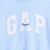 Felpa oversize con collo alto e logo Vintagesoft per bambini
