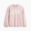 Felpa oversize con collo alto e logo Vintagesoft per bambini