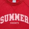 Felpa oversize con maniche raglan e logo GAP × Summer Fridays