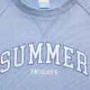 Felpa oversize con maniche raglan e logo GAP × Summer Fridays