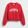 Felpa oversize con maniche raglan e logo GAP × Summer Fridays
