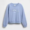 Felpa oversize con maniche raglan e logo GAP × Summer Fridays