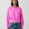 Felpa oversize con scollo a V Vintagesoft