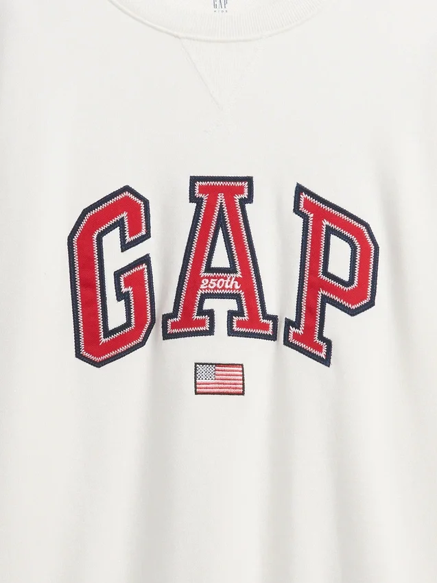 Felpa oversize con stampa grafica in felpa Vintagesoft per bambini