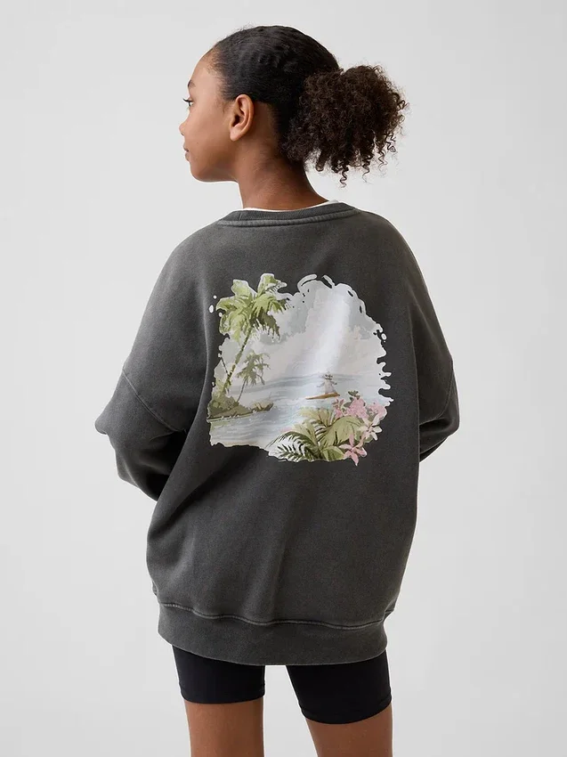 Felpa oversize GAP × Disney Kids Vintagesoft