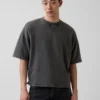 Felpa oversize in felpa francese pesante
